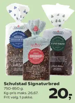 Kvickly Schulstad Signaturbrød tilbud