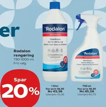 Kvickly Rodalon rengøring tilbud