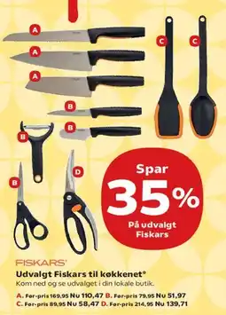Kvickly Udvalgt Fiskars til køkkenet tilbud