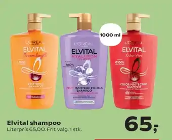 Kvickly Elvital shampoo tilbud