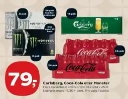 Kvickly Monster energy 8-pak tilbud