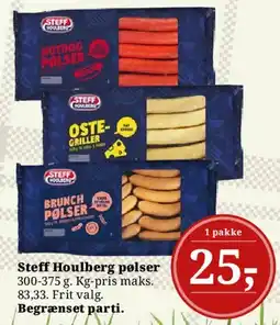 Dagli'Brugsen Steff Houlberg pølser tilbud