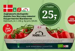 Dagli'Brugsen Änglamark økologiske San Marzano tomater tilbud