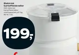 Kvickly Elektrisk kartoffelskræller tilbud