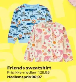 Kvickly Friends sweatshirt tilbud