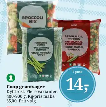 Dagli'Brugsen Coop grøntsager tilbud