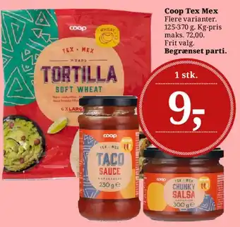 Dagli'Brugsen Coop Tex Mex tilbud
