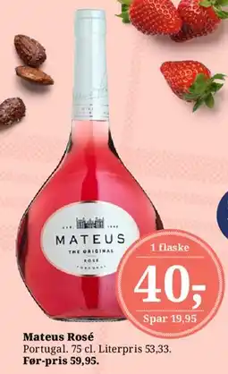 Dagli'Brugsen Mateus Rosé tilbud