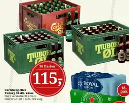 Dagli'Brugsen Carlsberg eller Tuborg tilbud