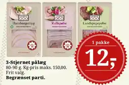 Dagli'Brugsen 3-Stjernet pålæg tilbud