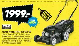 Bilka Texas Razor RS 4610 TR W tilbud