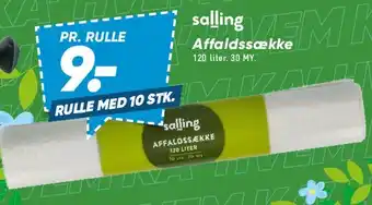 Bilka Salling affaldssække tilbud