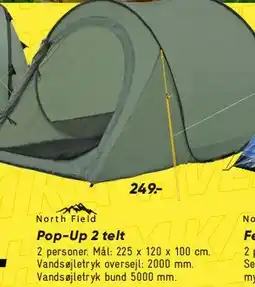 Bilka Pop-Up 2 pers. telt tilbud