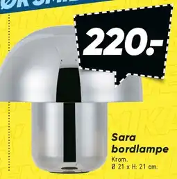 Bilka Sara bordlampe tilbud