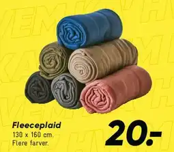 Bilka Fleeceplaid tilbud