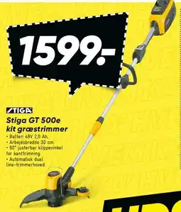 Bilka Stiga GT 500e kit græstrimmer tilbud