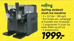 Bilka Salling dobbelt slush-/drikke-maskine tilbud