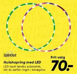 Bilka Hulahopring med LED tilbud