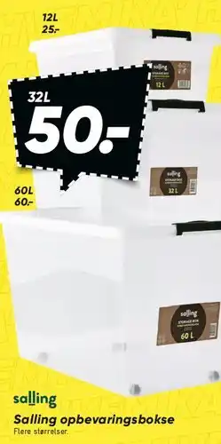 Bilka Salling opbevaringsbokse tilbud