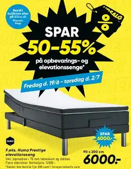 Bilka Huma Prestige elevationsseng tilbud