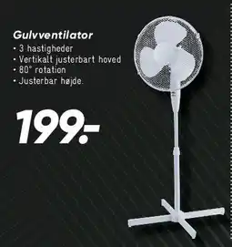 Bilka Gulvventilator tilbud