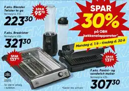Bilka OBH køkkenapparater (udvalgte) tilbud