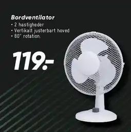 Bilka Bordventilator tilbud
