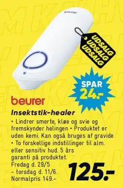 Bilka Beurer insekt-/varmebehandler tilbud