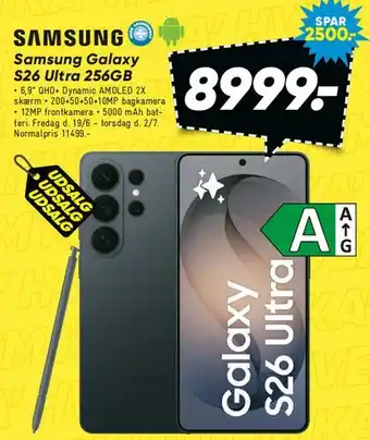 Bilka Samsung Galaxy S26 Ultra 256GB tilbud