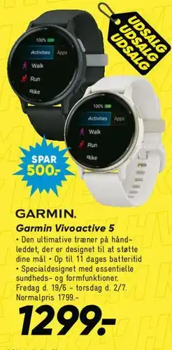 Bilka Garmin Vivoactive 5 tilbud