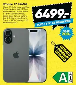 Bilka iPhone 17 256GB tilbud