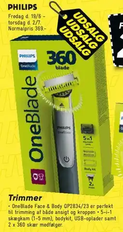 Bilka Philips OneBlade tilbud