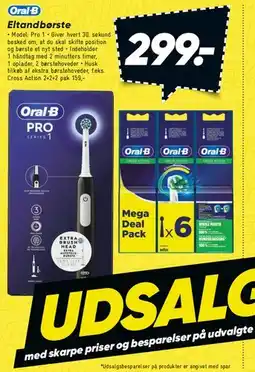 Bilka Oral-B eltandbørste (Pro) tilbud
