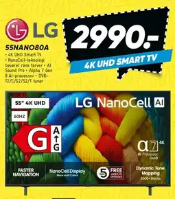 Bilka 55 4K UHD Smart TV (LG NanoCell) tilbud