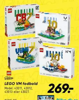 Bilka LEGO VM fodbold (World Cup) sets tilbud