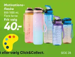 Bilka Motivationsflaske tilbud