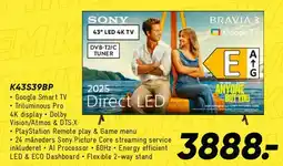 Bilka Sony 43 LED 4K TV (K43S39 series) tilbud