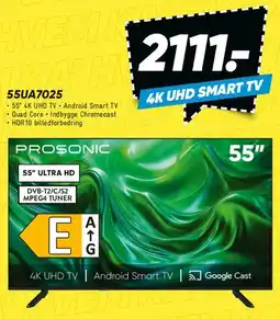 Bilka 55 4K UHD Smart TV (Prosonic) tilbud