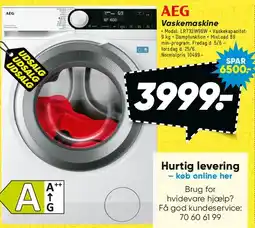 Bilka AEG Vaskemaskine tilbud