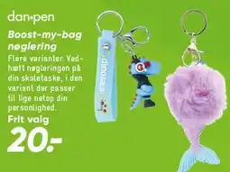 Bilka Boost-my-bag nøglering tilbud
