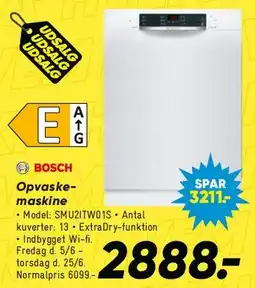 Bilka Bosch Opvaskemaskine tilbud