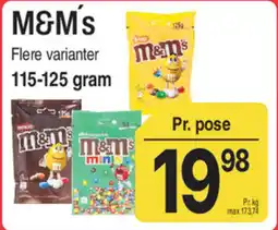 ABC Lavpris M&M's tilbud