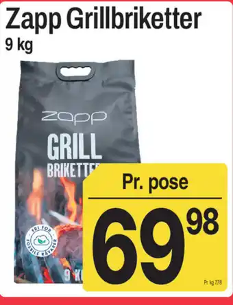 ABC Lavpris Zapp Grillbriketter tilbud
