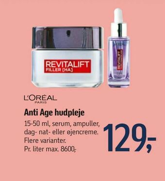 Føtex Anti Age hudpleje tilbud