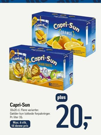 Føtex Capri-Sun tilbud