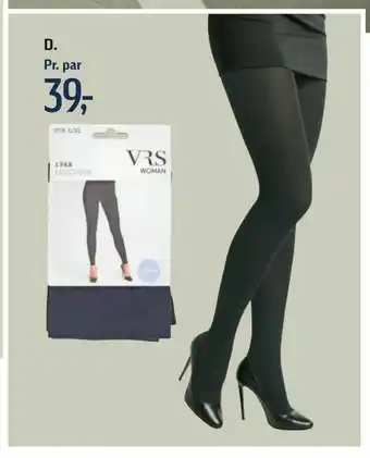 Føtex Dame vinterstrømpebukser eller leggings med fleece tilbud