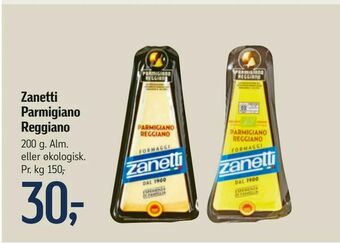 Føtex Zanetti Parmigiano Reggiano tilbud