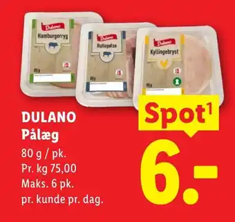 DULANO Pålæg