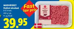 Lidl MADVÆRKET Hakket oksekød tilbud