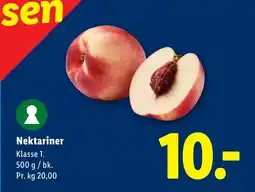 Lidl Nektariner tilbud